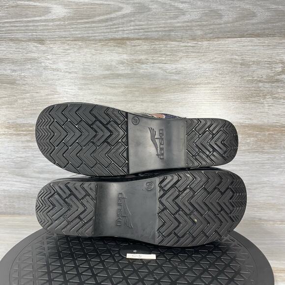 Dansko Women's Professional Patent Leather Multi Colored Clogs Size EU 40 US 10 - Picture 8 of 8